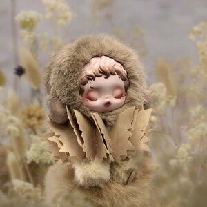 SKULLPANDA L'impressionnisme Series Plush Doll Teakwood